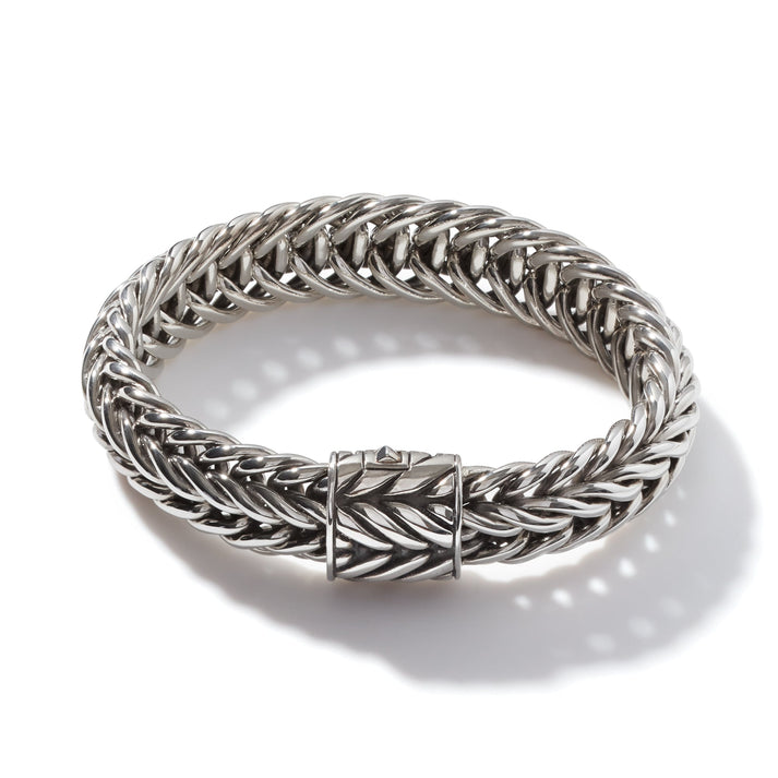 Icon Chevron Bracelet, Sterling Silver, 15MM|BU90644