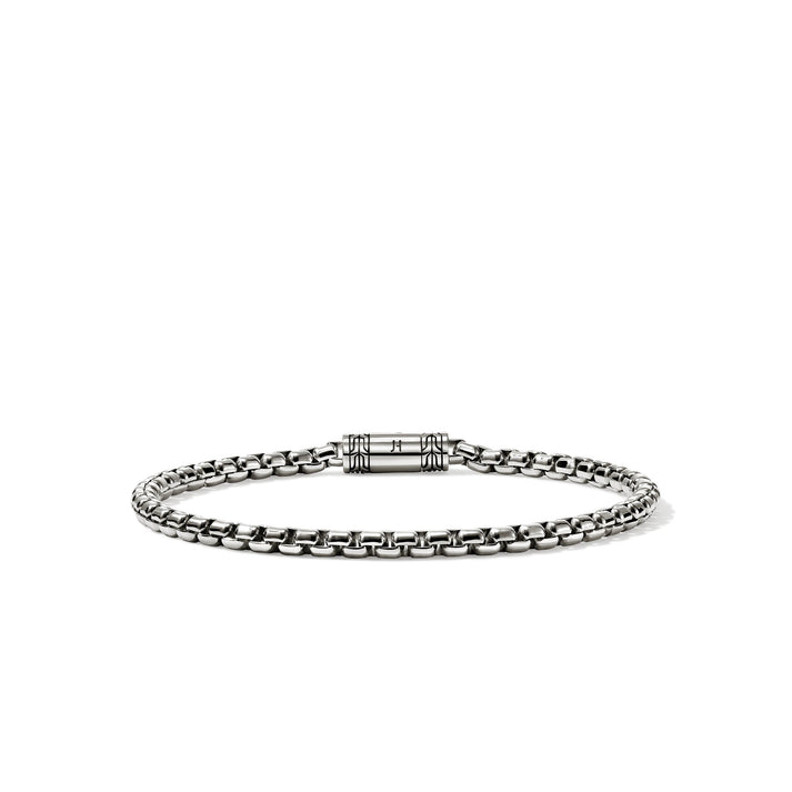 Box Chain Bracelet, Sterling Silver, 3.7MM|BU98803