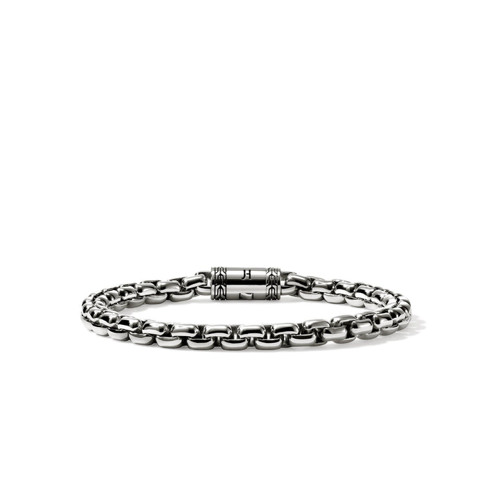 Box Chain Bracelet, Sterling Silver, 6MM|BU98805