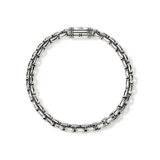 Box Chain Bracelet, Sterling Silver, 6MM|BU98805