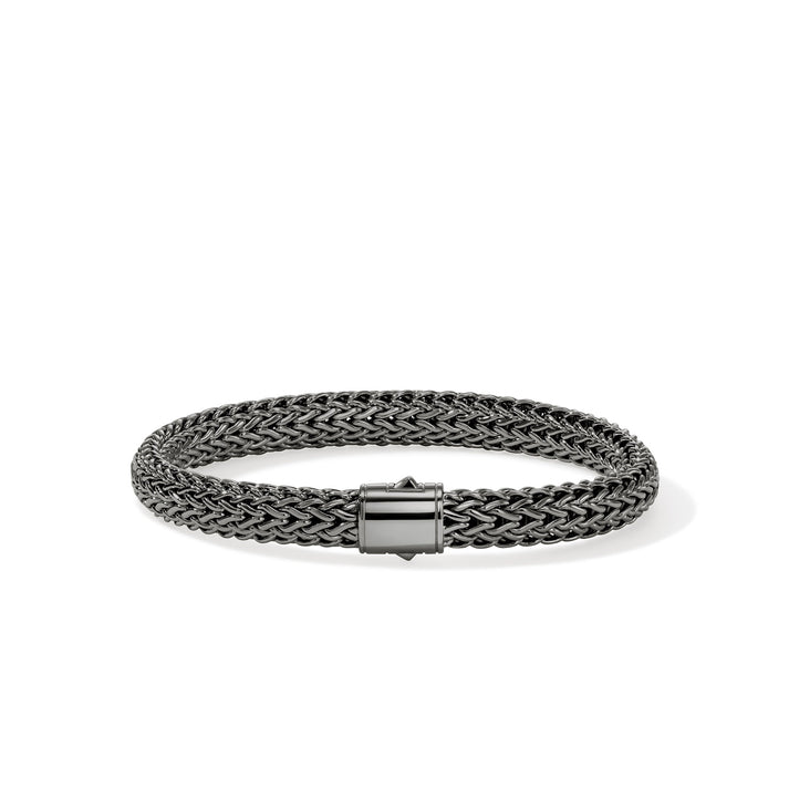 Icon Bracelet, Dark Silver, 7.5MM|BU990400BRD