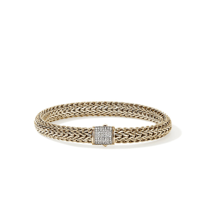 Icon Bracelet, Gold, Diamonds, 7.5MM|BUGGX9904002DI