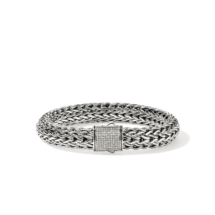 Icon Bracelet, Sterling Silver, Diamonds, 10.5MM|BUP9994042DI