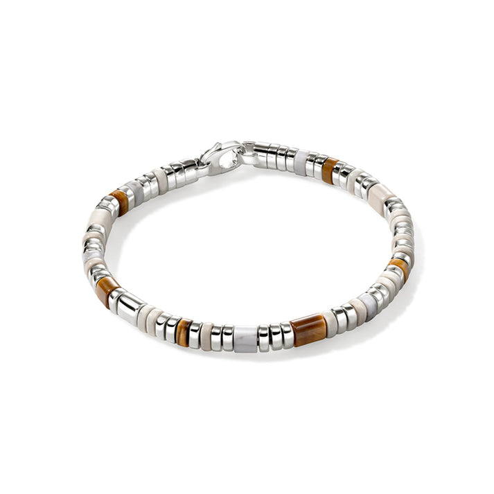 Colorblock Bracelet, Silver, Slim|BUS9012251LBRTEHL