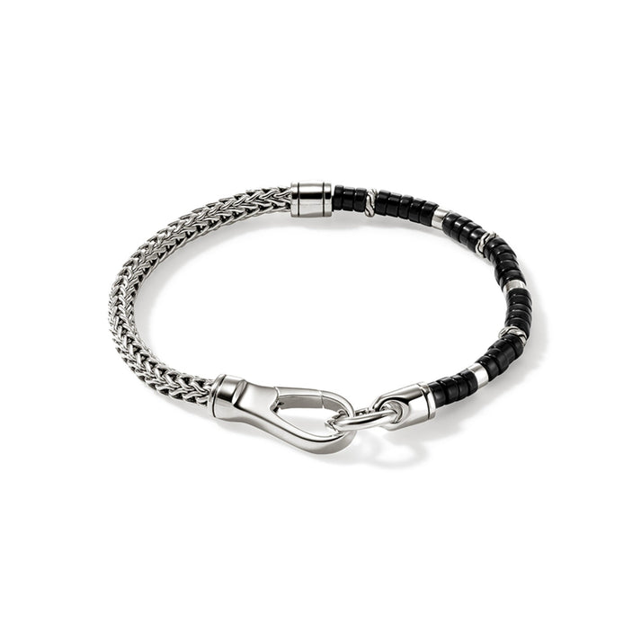 Heishi Chain Bracelet, Sterling Silver, Hardstones|BUS9012521BON