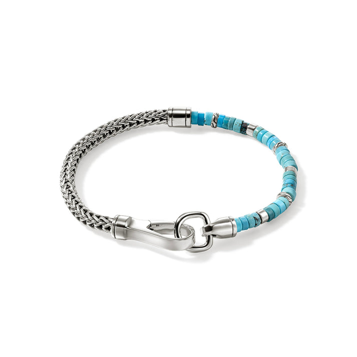 Heishi Chain Bracelet, Sterling Silver, Hardstones|BUS9012521TQ
