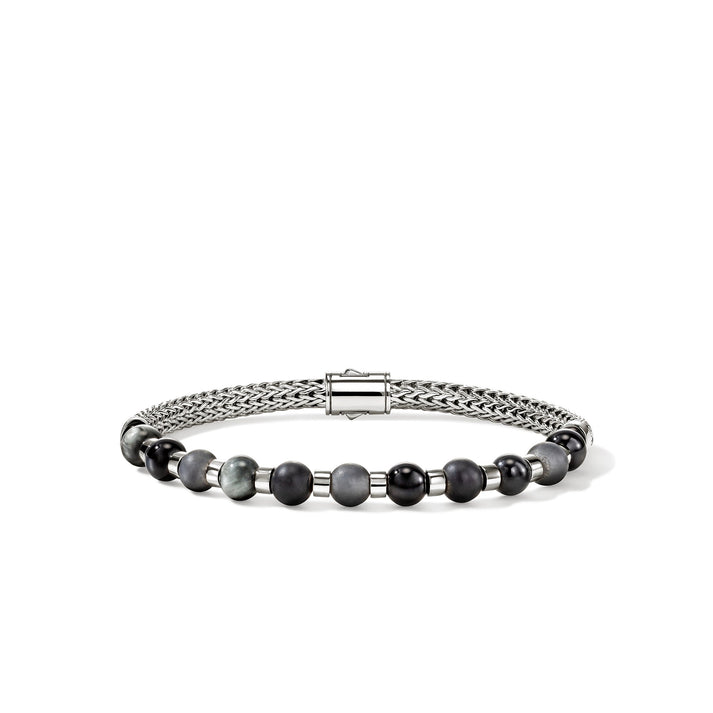 Beaded Bracelet, Sterling Silver, Hardstones|BUS989601BONHE