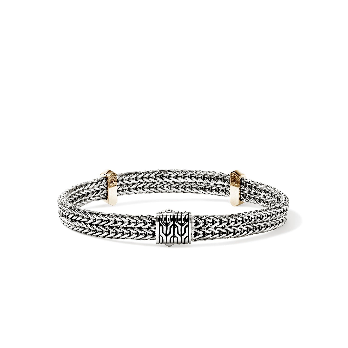 icon-link-bracelet-sterling-silver-gold-6mm-buzz98978