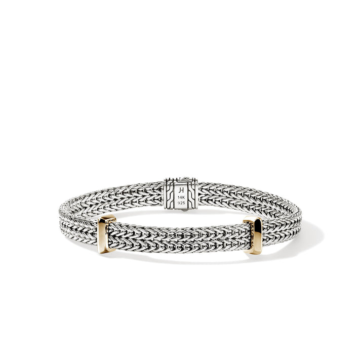 Icon Link Bracelet, Sterling Silver, Gold, 6MM|BUZZ98978
