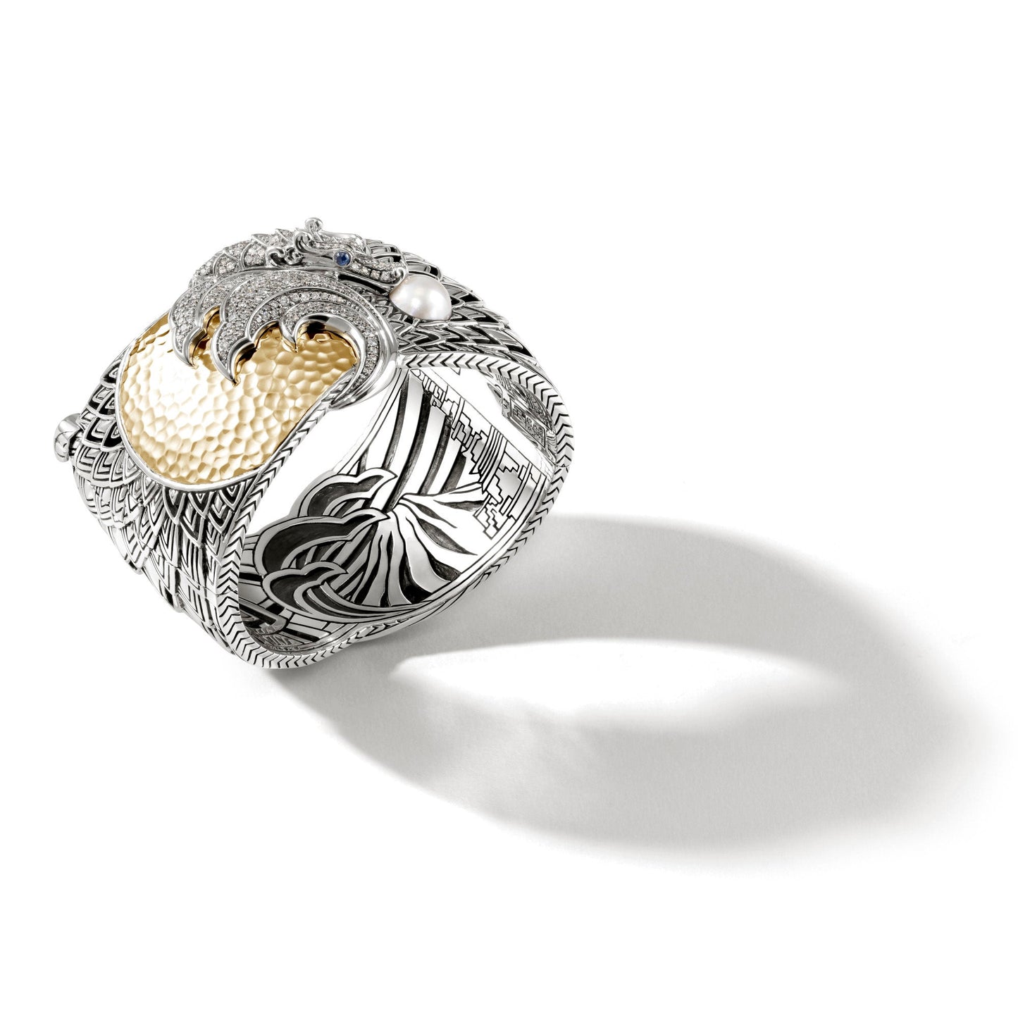 naga-bangle-silver-gold-diamonds-pearl-bzp603122bspdi