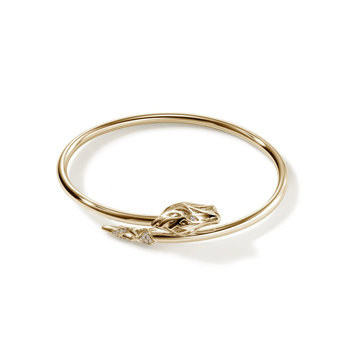 Naga Cuff, Gold, Diamonds, Slim|CGGX6034422DI