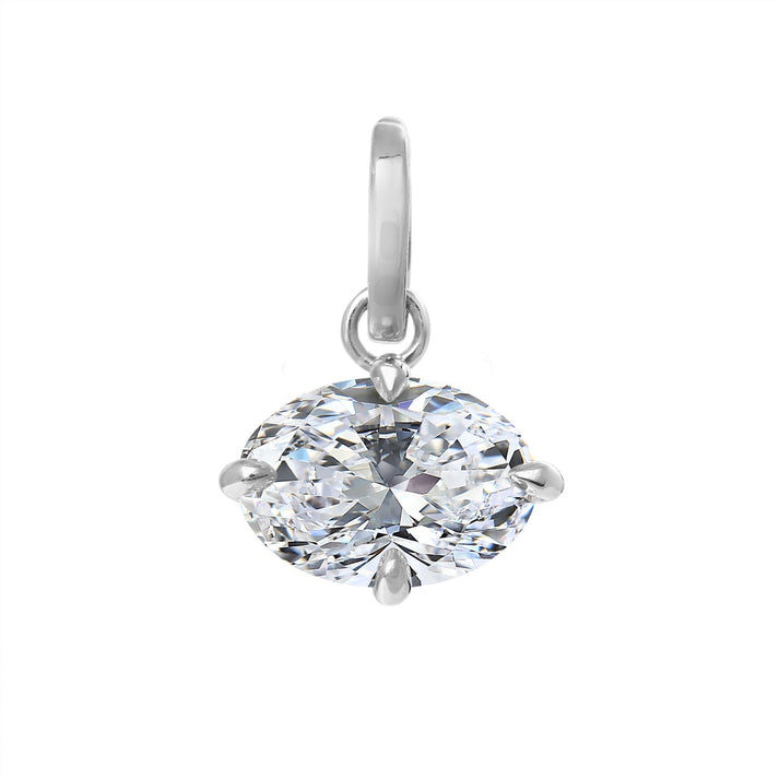Clarity Diamond™ Oval Diamond Enhancer Charm