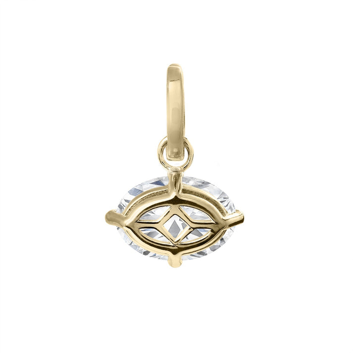 Clarity Diamond™ Back Oval Diamond Enhancer Charm