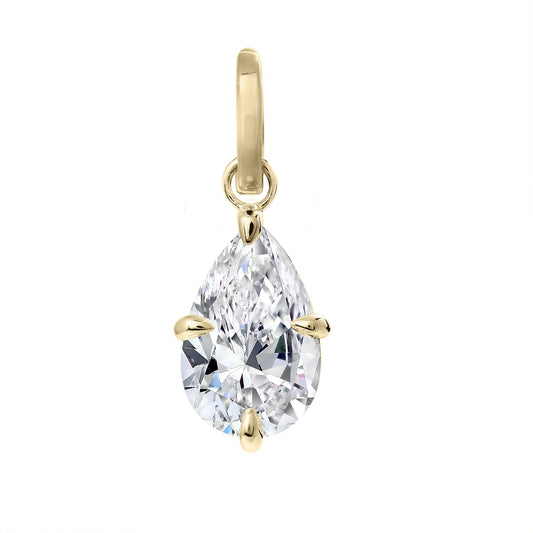 Clarity Diamond™ Oval Diamond Enhancer Charm