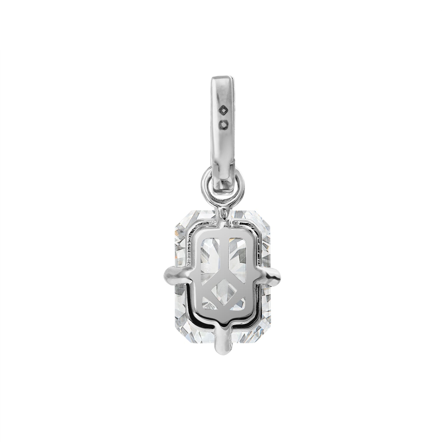 Clarity Diamond™ Back Emerald Diamond Enhancer Charm