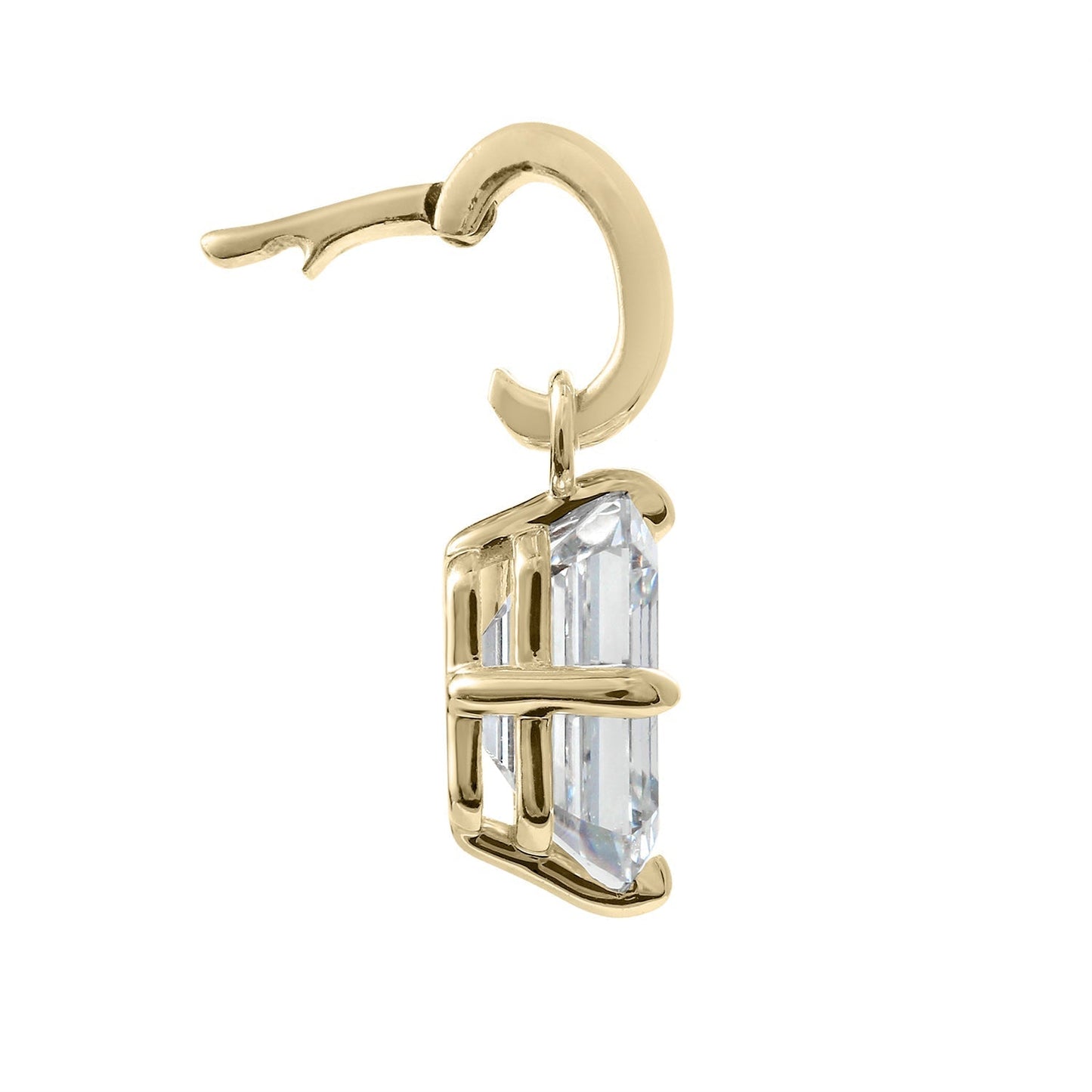 Clarity Diamond™ Side Emerald Diamond Enhancer Charm