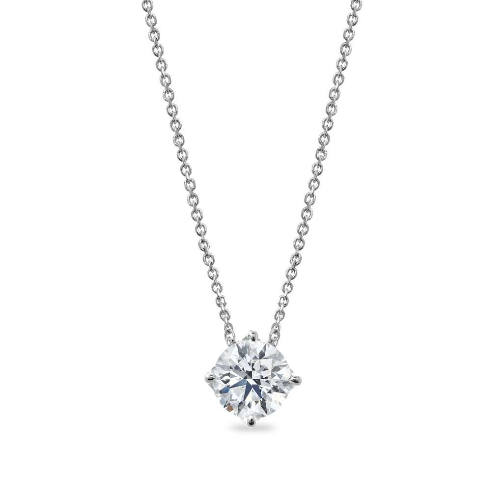 Clarity Diamond™ 3.00ct Lab Grown Round Diamond Pendant