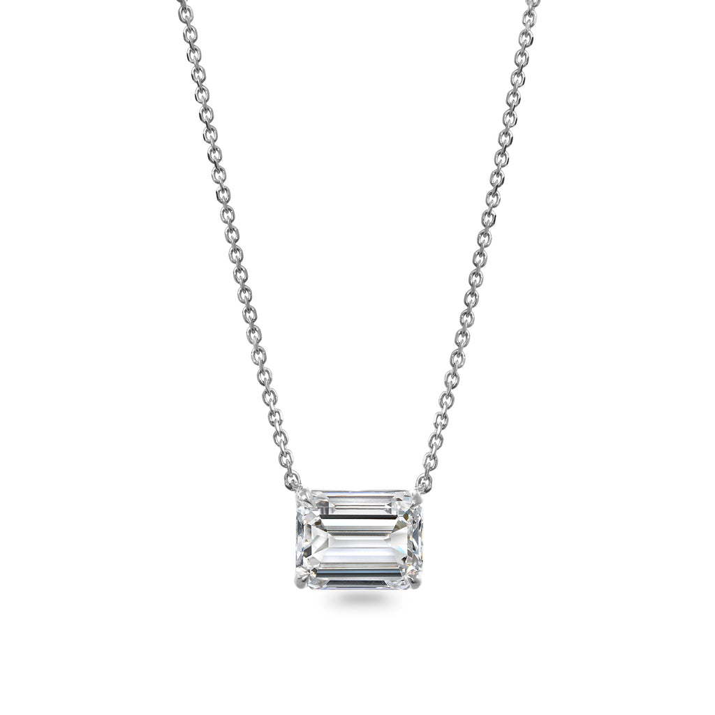 Clarity Diamond™ Signature GIA Certified Lab Grown Emerald Diamond Pendant