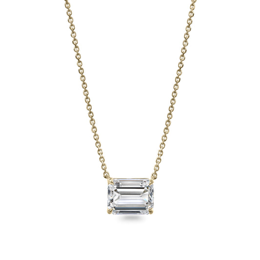 Clarity Diamond™ Signature GIA Certified Lab Grown Emerald Diamond Pendant