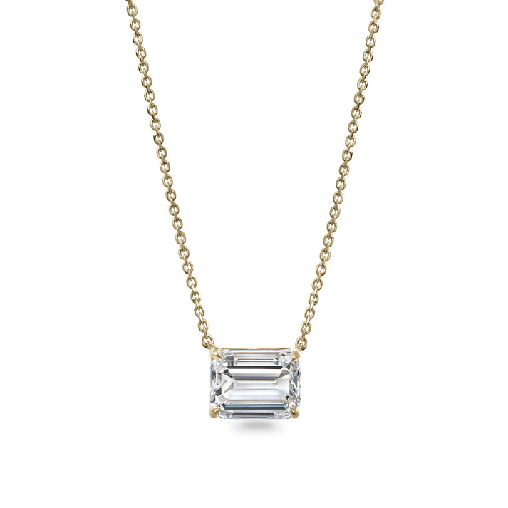 Clarity Diamond™ Signature GIA Certified Lab Grown Emerald Diamond Pendant