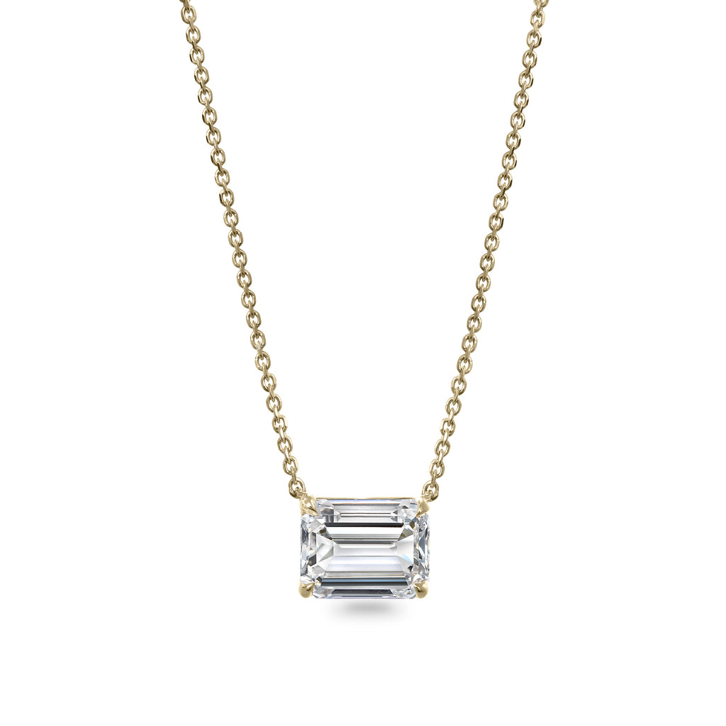 Clarity Diamond™ Signature GIA Certified Lab Grown Emerald Diamond Pendant