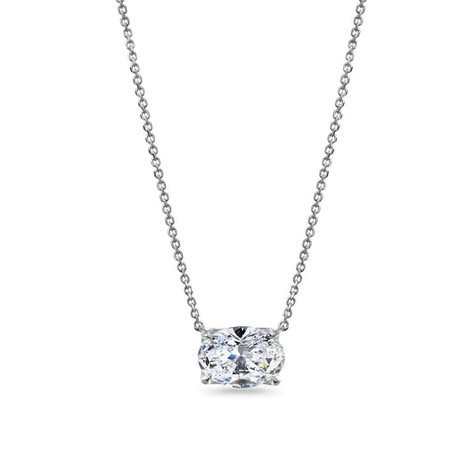 Clarity Diamond™ Signature GIA Certified Lab Grown Oval Diamond Pendant