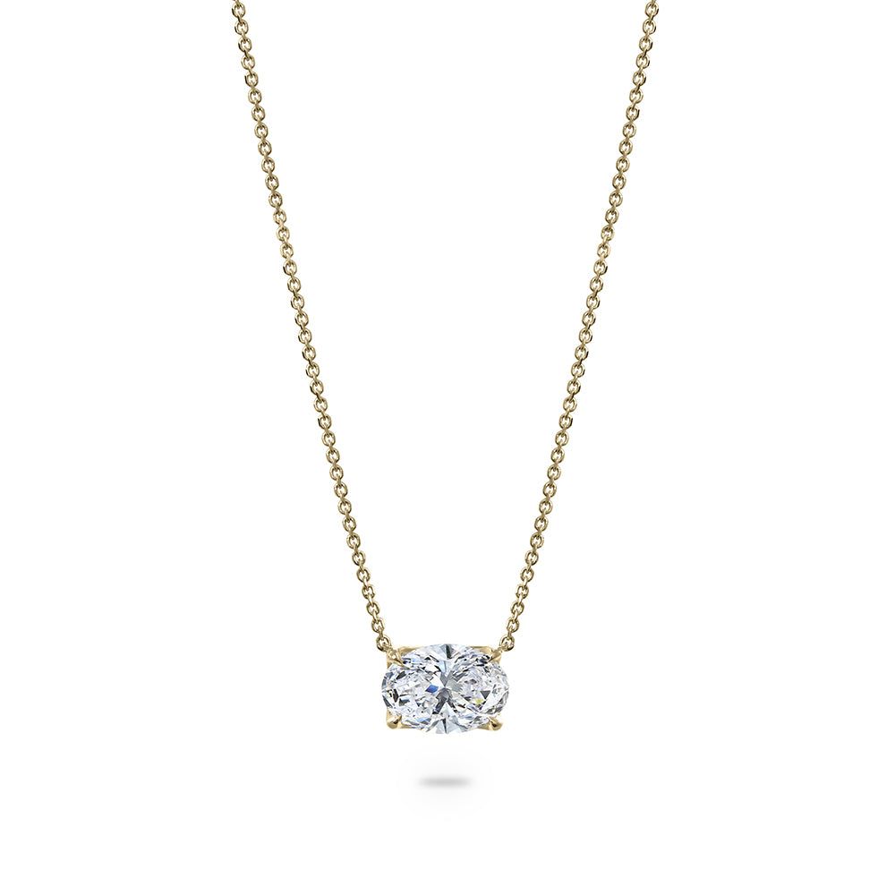 Clarity Diamond™ Signature GIA Certified Lab Grown Oval Diamond Pendant
