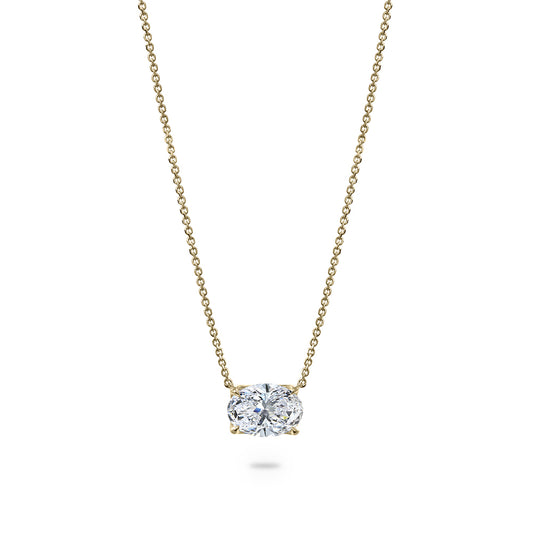 Clarity Diamond™ Signature GIA Certified Lab Grown Oval Diamond Pendant