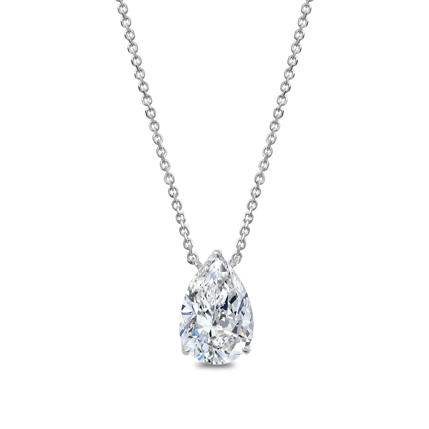 Clarity Diamond™ Signature GIA Certified Lab Grown Pear Diamond Pendant