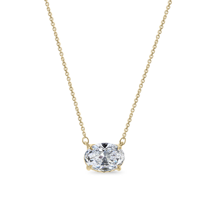 Clarity Diamond™ Signature GIA Certified Lab Grown Oval Diamond Pendant