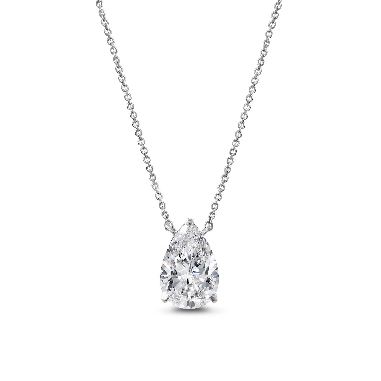 Clarity Diamond™ Signature GIA Certified Lab Grown Pear Diamond Pendant