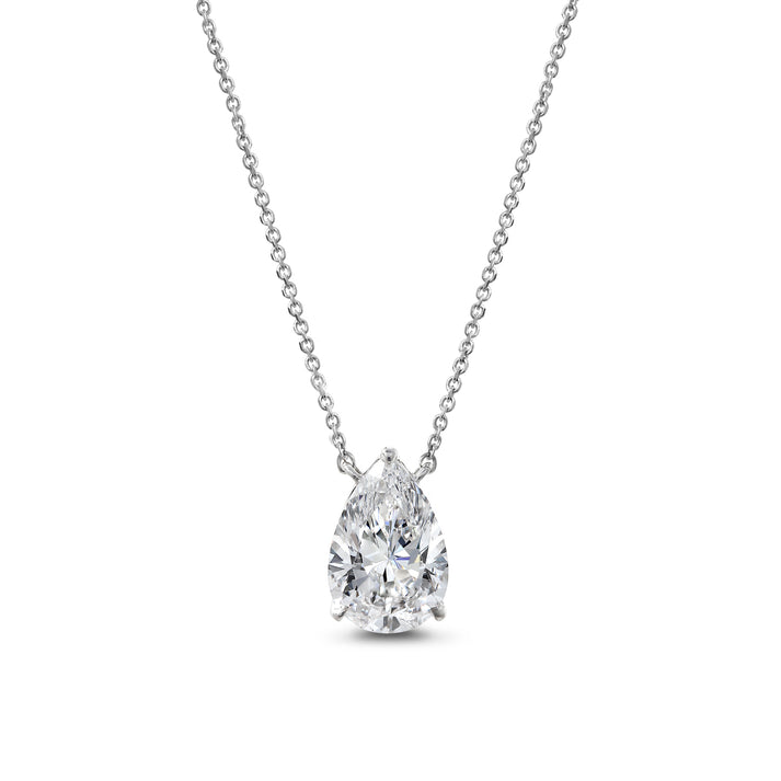 Clarity Diamond™ Signature GIA Certified Lab Grown Pear Diamond Pendant
