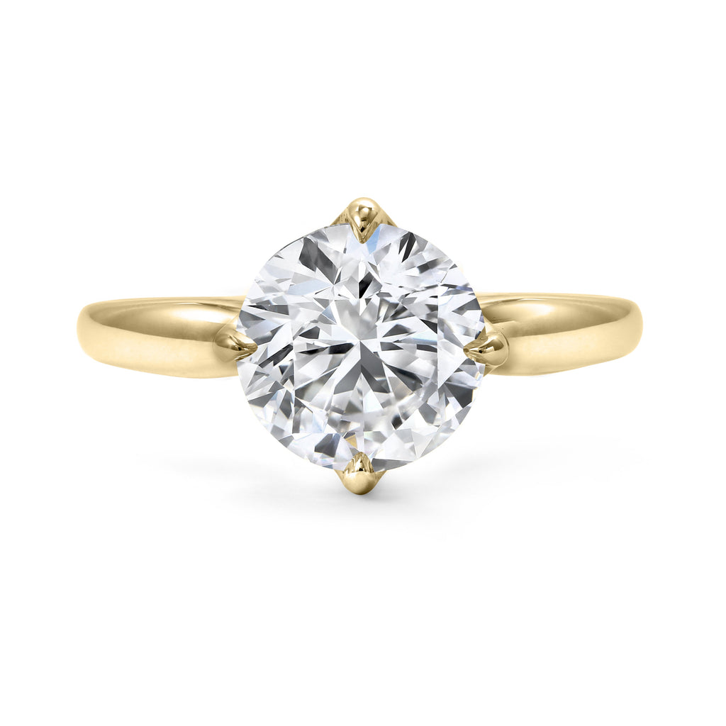 Clarity Diamond™ Signature Lab Grown Round Diamond Solitaire Engagement Ring