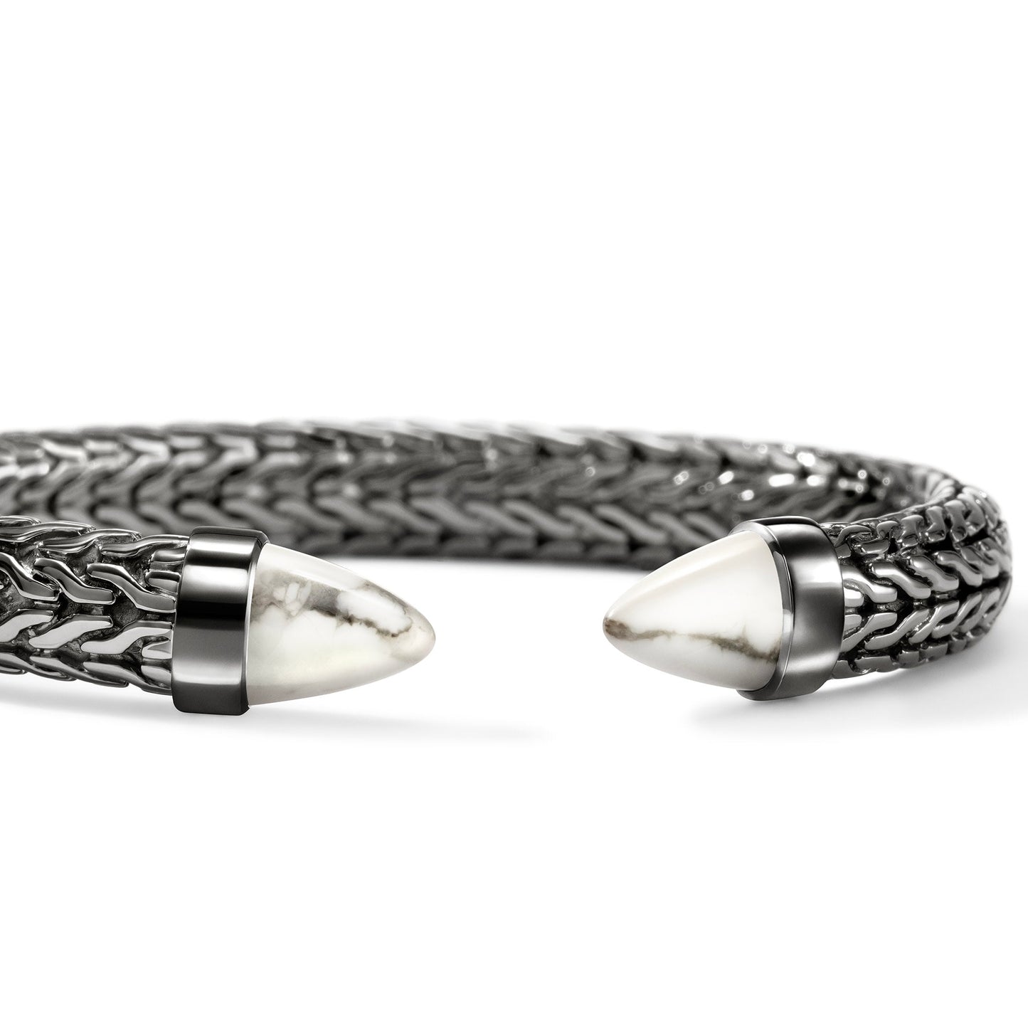 spear-50-flex-cuff-dark-silver-howlite-cms987961brdwhl