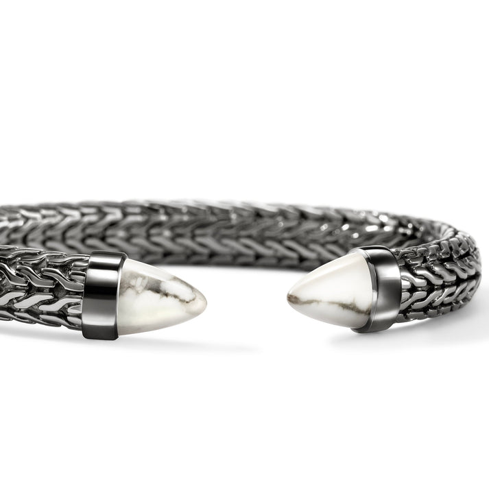 spear-50-flex-cuff-dark-silver-howlite-cms987961brdwhl