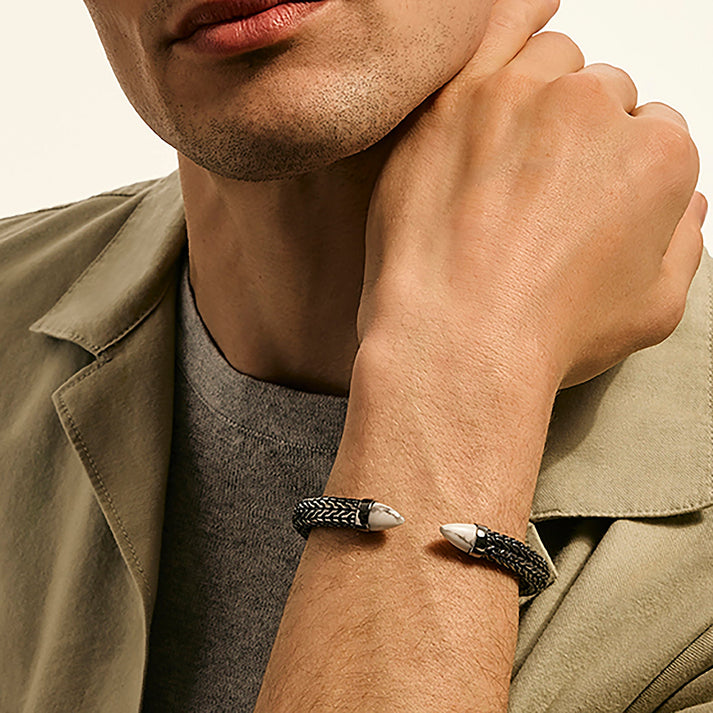 spear-50-flex-cuff-dark-silver-howlite-cms987961brdwhl