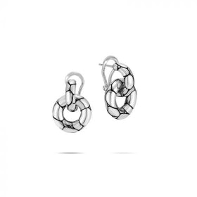 John Hardy Silver Kali Women's Door Knocker Earrings EB2098 - Dejaun Jewelers