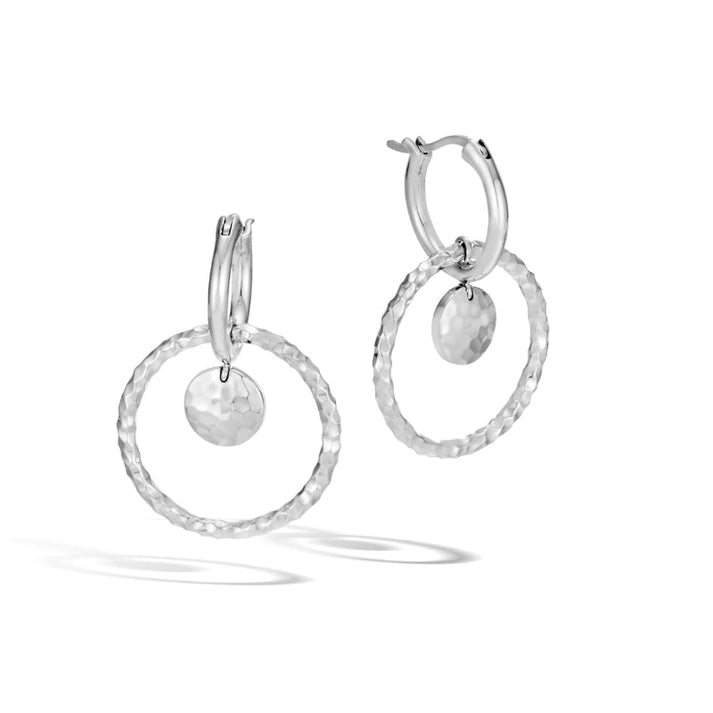 John Hardy Palu Dot Drop Earring, Sterling Silver EB34000