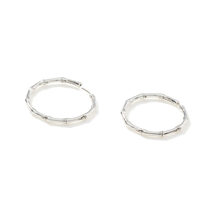 John Hardy Bamboo Hoop Earring, Sterling Silver EB5433