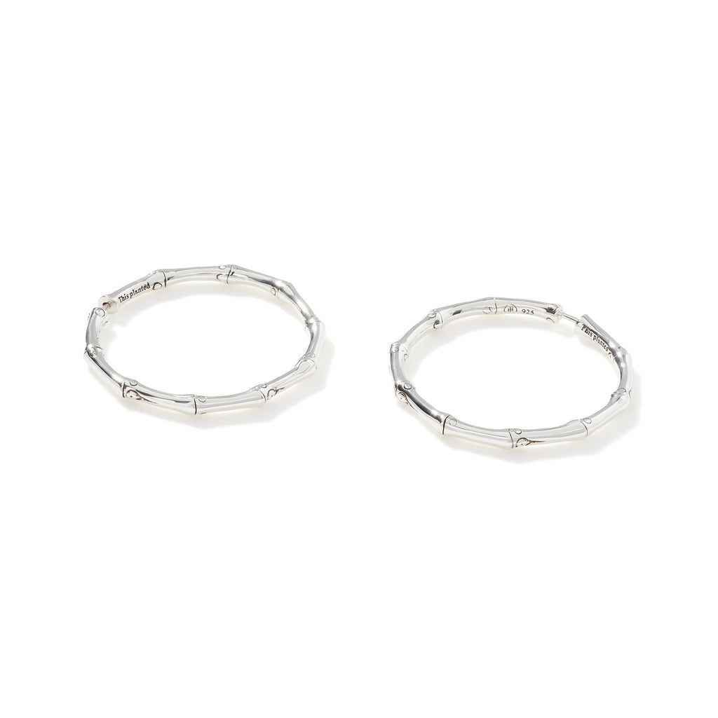 John Hardy Bamboo Hoop Earring, Sterling Silver EB5433