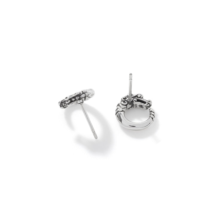 Naga Stud Earrings, Sterling Silver|EB60176