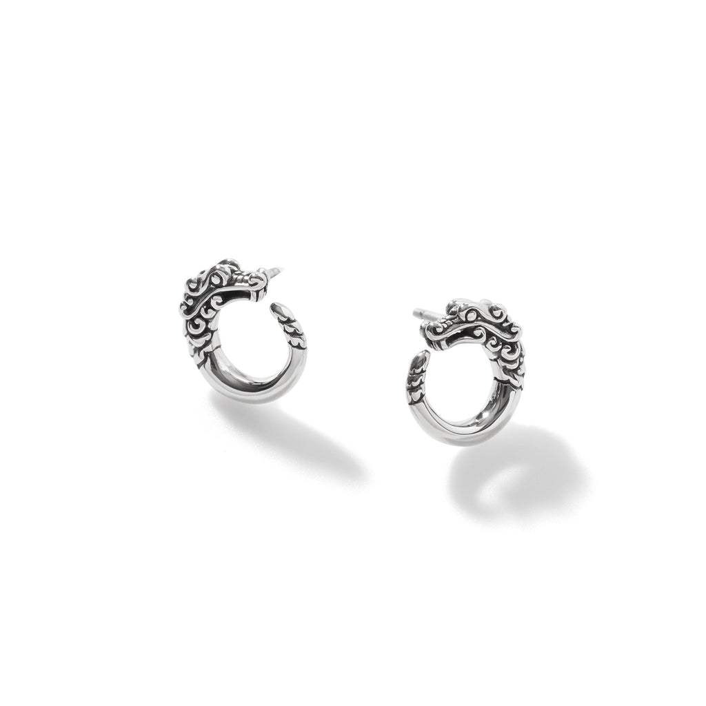Naga Stud Earrings, Sterling Silver|EB60176