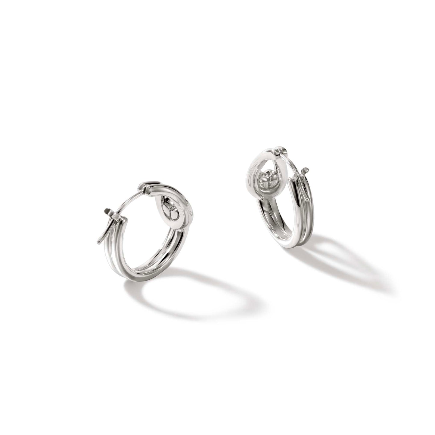 Surf Hoop Earring, Sterling Silver, 18.5MM|EB901147