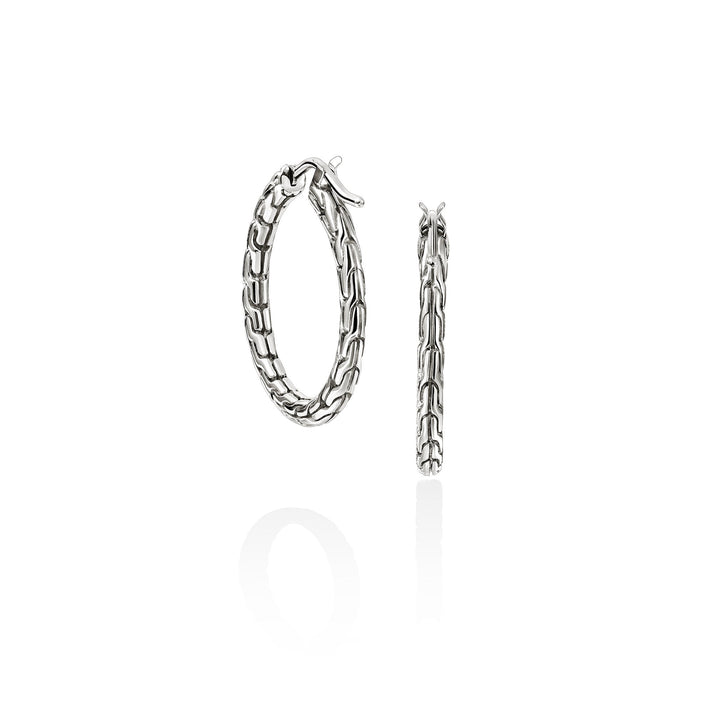 JH Essential Hoop Earrings, Sterling Silver, 22MM|EB98923
