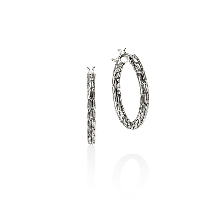 JH Essential Hoop Earrings, Sterling Silver, 22MM|EB98923
