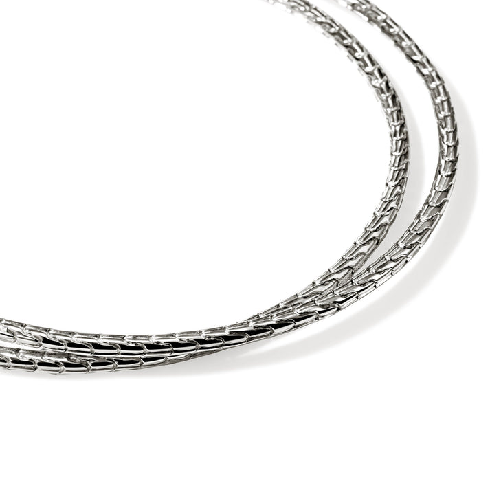 JH Essential Flex Hoop Earrings, Sterling Silver, 78.5MM|EB98926