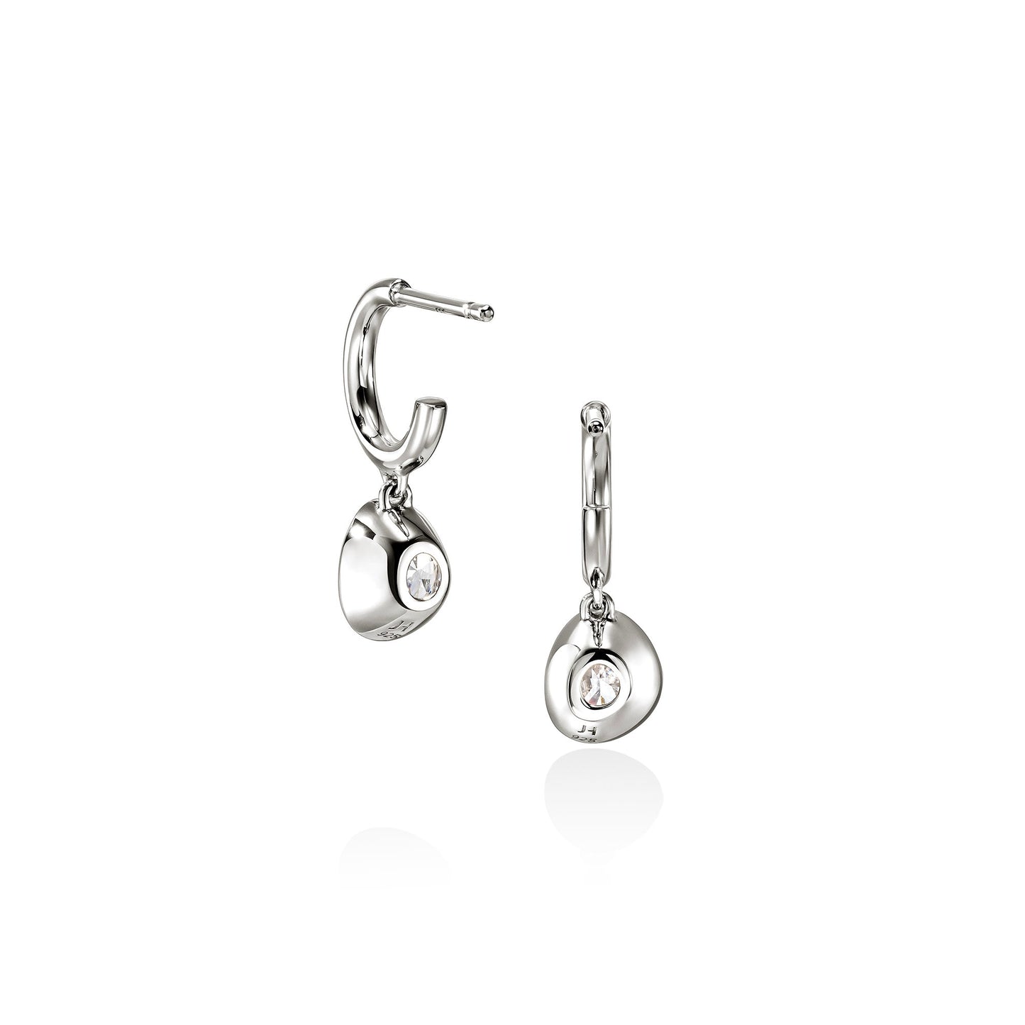 JH Lovestruck™ Hoop Earrings, Sterling Silver, Diamonds, 1.5TCW|EBP43006LGD