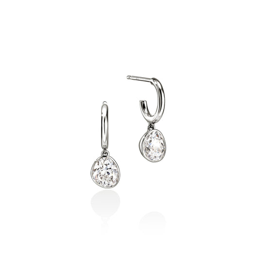 JH Lovestruck™ Hoop Earrings, Sterling Silver, Diamonds, 1.5TCW|EBP43006LGD