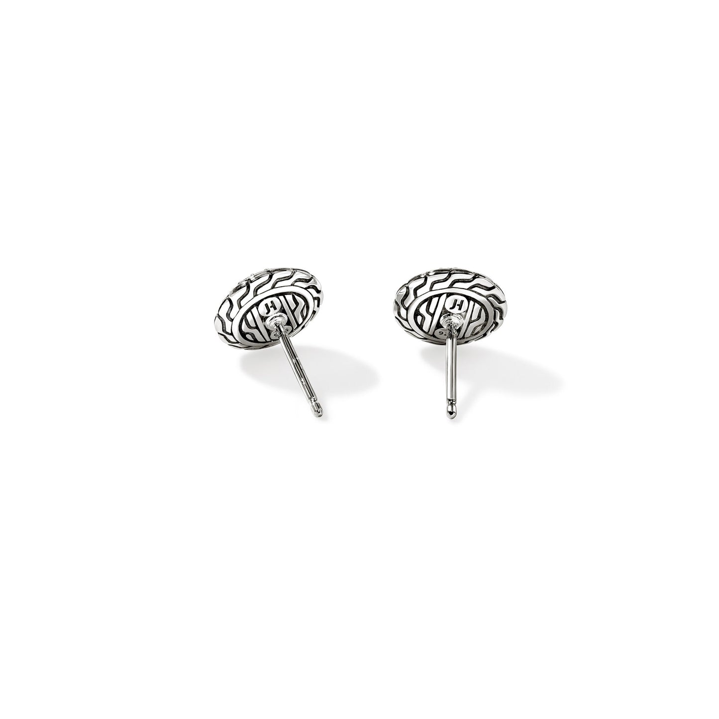 JH Essential Pavé Stud Earring, Sterling Silver, Diamonds, 10MM|EBP987182DI