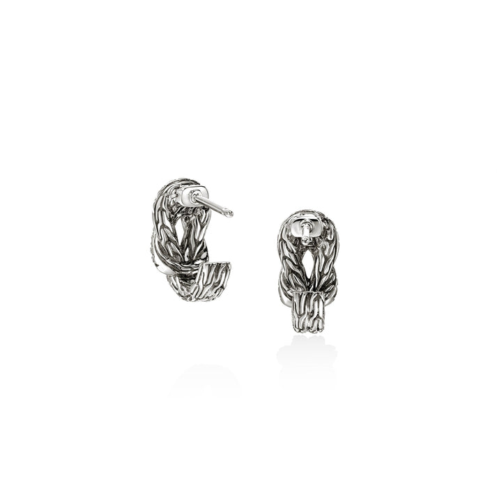 Love Knot Earrings, Sterling Silver, Diamonds|EBP987822DI